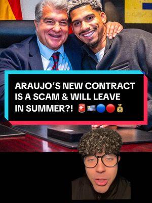 Araujo’s NEW Release Clause Has Come Out.. #fyp #fypシ #araujo #fcbarcelona #barca #transfernews #viscabarca #laporta #deco #transfermarkt #footballtiktok #soccertiktok #barcelona #barcafanns #xyzbca #viral 