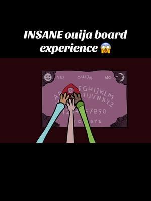 Ouija boards are NOT for the faint-hearted!! 😳👻 #scarystories #ouijaboard #ouijaboards #haunted #haunts #spooky #spookytales #realstories #animatedstories #growingup #friendship #sleepover #sleepoverparty 