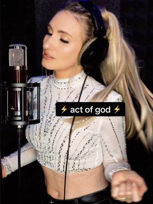 It’s “Act of God” Day!! ⚡️ The love you’ve shown this record so far is honestly mind blowing. Thank you so much for all the kind words about my vocal performance & songwriting — means the world! 🎤 Keep running it up this weekend 🤍⚡️🪽 @Experts Only @layton giordani @Sarah de Warren  #actofgod #newmusic