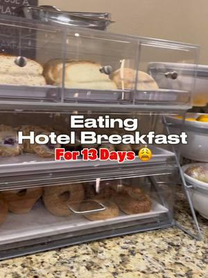 13 Days of Hotel Breakfast #eating #breakfast #outoftown #hotelfood #travellife 