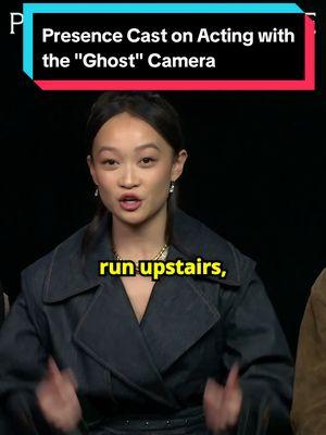 Callina Liang on acting with Steven Soderbergh as the ghost camera for Presence #presencemovie #presence #callinaliang #horrormovie #StevenSoderbergh #horrortiktok #horrorfilm #horrormovies 