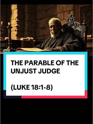 A parable of contrast, not comparison; don’t lose heart but remain faithful in prayer until Christ returns. #jesus #jesuslovesyou #parables #holyspirit #atheist #bible #biblestudy