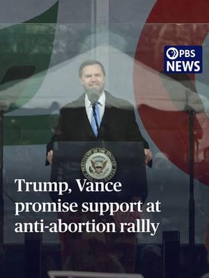 President Donald Trump celebrated the overturning of Roe v. Wade, as anti-abortion activists gathered in Washington D.C., on Friday at the annual March of Life. "That unconstitutional decision took power away from the states and the voters kicking off 50 years of division and anger," said Trump in a pre-recorded video. "But thanks to your tireless work and devotion across five decades that historic wrong was set right three years ago." Vice President JD Vance along with other prominent Republicans, including Rep. Mike Johnson R-La, Florida Gov. Ron DeSantis and Sen. John Thune R-S.D., attended the annual event and addressed the crowd in person. Professional surfer Bethany Hamilton also spoke at the rally. "The task of our movement is to protect innocent life, it's to defend the unborn, and it's also to be pro-family and pro-life in the fullest sense of that word possible," Vance said. Despite cold weather, tens of thousands of anti-abortion protesters marched to the U.S. Capitol for the 52 annual event. The event comes one day after Trump pardoned several right-to-life activists convicted of blocking access to abortion clinics. #Trump #Vance #marchforlife #news #politics