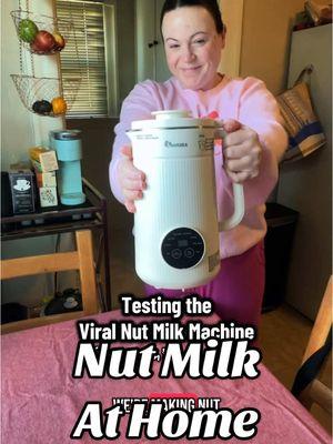 The lattes I’ll make with this are about to SLAP SO HARD. 🙌🏻🙌🏻 #nutmilkmachine #nutmilkrecipe #viralnutmilkmachine #kitchengadgets #KitchenHacks #homemadenutmilk #nondairy #juicer #blender #milkmachine 