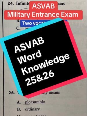 Did you know the bonus word? #asvab #asvabprep #afqt #wordknowledge #vocabulary 