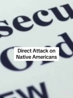 Direct Attack on Native Americans. Native American Native Americans Native American History History of Native American Native American Tribes Native American nations  Native American culture Native American heritage  #nativeamericans #nativeamericanhistory #nativeamericanpride #nativeamericanheritage #nativeamericanpeople #nativeamericantok #americanindian #americanindians  #birthright #citizenship #birthrightcitizenhip 