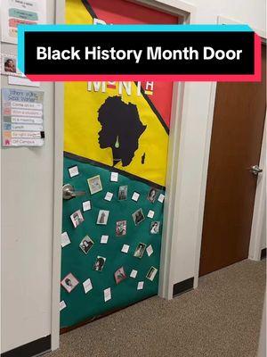 Replying to @Asia | Math Teacher Tips Here is my final door for Black History Month. I love how it came out. #blackhistorymonth #blackhistoryisamericanhistory #blackhistory #blackherstory #schoolsocialworker #blacksocialworkers #myblackisbeautiful 