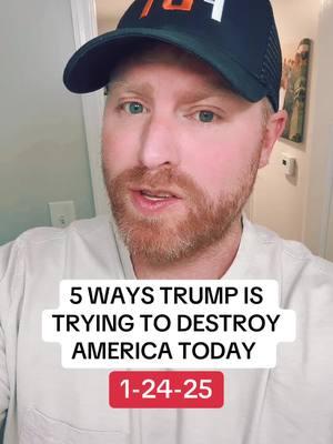 Five ways that Donald Trump is trying to destroy America today. #democrat #democrats #news #friday #politicstiktok #nih #science #losangelesfire #losangeles #california #californiafire 