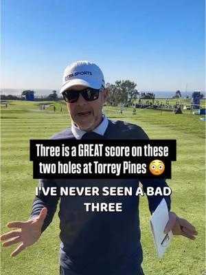 Make three and RUN. 🫢 #golf #fyp #cbs #markimmelman #PGATOUR #torreypines #farmersinsuranceopen #PGATOUR @Mark Immelman | Golf Announcer 