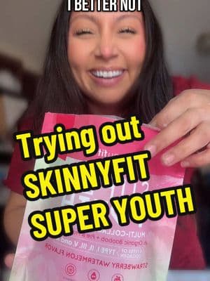 Let’s try @SkinnyFit SUPER YOUTH in their Strawberry Watermelon flavor! 🍓 🍉 (⭐️ This baddie has 5 types of Collagen, Apple Cider Vinegar, Hyaluronic Acid, and Vitamin C ) With all the impressive reviews, I had to try it!!! Check them out! ♥️ #skinnyfit #superyouth #collagen #hyaluronicacid #applecidervinegar #vitaminc #vitamins #healthandwellness #productreview #womenover30 #90skids #90sbaby #millennial #millennialsoftiktok #unboxing #influencer #musthave #musttry #drinkstotry #healthy #beauty #beautytips #BeautyTok #skin #skincare #takeyourvitamins #productsyouneed #youthfulskin #youthful #skinnyfitreview #reviews #supplements #supplement #supplementsthatwork #supplementsforwomen #multicollagen #dayinmylife #blogger #lifestyleblogger #funreviews #funnyreviews #WhatToBuy 