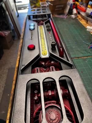 Star Wars galaxy edge war panel - lights and attitude 4’ long #starwarstiktok #starwarscontrolpanel #starwarsdecor #starwarsprops #diystarwars #foryoupage #starwarsart #galaxysedge #starwars 