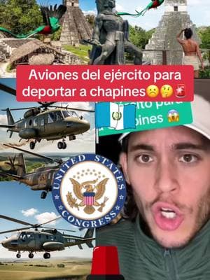 Aviones del ejército estadounidense para deportar a los guatemalteco de regreso a Guatemala#imigracion #imigrante #ilegal #usa🇺🇸 #eeuu