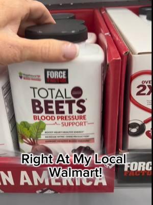 Find Total Beets Blood Pressure Support right at your local Walmart! #walmart #totalbeets #bloodpressure #beets #supplements #healthandwellness