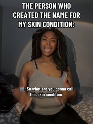 I got questions cause it took me YEARS to get this name of this skin condition right 😭🤣! #hidradenitissuppurativa #hswarrior #dermatologytiktok #acneinversa 