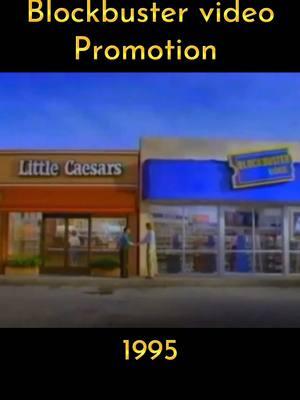 Is the blockbuster pizza pizza deal still going on? #90snostalgia #90scommercial #90sthrowback #littlecaesars #blockbuster #90s #vintagecommercials 