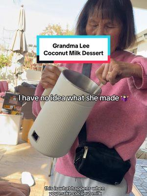 Replying to @Laurennope56788 Any mom would love this @IAGREEA nut milk machine, even my Vietnamese mama making #coconutmilk into weird recipes #nutmilkmachine #nutmilkmaker #kitchengadgets #kitchenessentials #plantbasedrecipes #coconutmilkrecipe #tiktokmademebuyit #almondmilk #oatmilk #tiktokshopfinds 