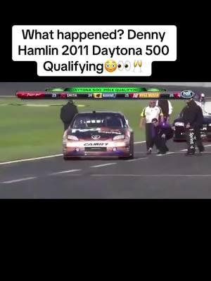 What happened? Denny Hamlin 2011 Daytona 500 Qualifying NASCAR #nascar #dennyhamlin #whathappend #qualifying #daytona500 #daytona #daytonainternationalspeedway #2011 #fedex #grass #slide #nascarmemories #nascarcupseries 