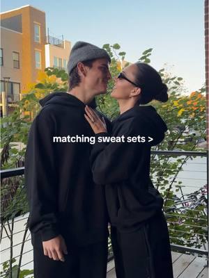 Sweatsets are our love language ❤️ #Love #lovelanguage #matchingoutfits #matchingsweatshirts #ValentinesDay #cozyearth #couple #couplestiktok #matching 