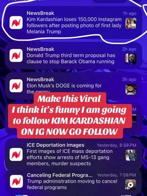 KIM KARDASHIAN LOST 150k IG FOLLOWERS FOR A PHOTO WITH MELANIA TRUMP #shorts #trump #notnews #kimkardashian #fyp #viraltiktok #melania #patriotsrising #trumpsupporters #maga #trump2 #keepingupwiththekardashians I just think it’s funny that’s all she loses 150k gains 300k