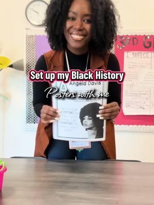 These make a beautiful classroom display for Black History Month. Interested in having these for your classroom? Click the link in my bio! #blackhistorymonth #bhm #blackhistorymonthcelebration #blackhistorymonthresources #jesuslovesyou #educationtok #teachertok #blackhistoryfacts #foryoupage #blackhistorymonthdisplay #blackhistorytiktok #bulletinboard 