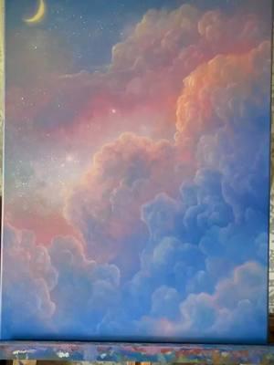 Here’s the process for my latest painting “Twilight’s Dream.” I loved creating this one and I hope you enjoy watching! The original and prints are available now.   #haleygrecoartwork #oilpainting #arttok #paintingprocess #cloudscapepainting #artprocess #cloudpainting #artvideo #cloudscape #art #artinprogress #paintinginprogress #artinprocess #creativeprocess #artist #cloudart #painting #cloudartist