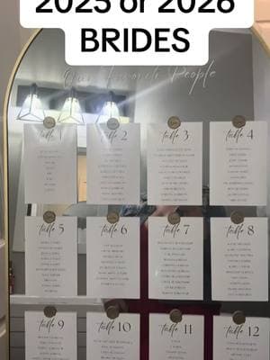 Brides, listen up!  This gold arched mirror is the perfect accessory to your seating chart!   And you have a beautiful mirror after your wedding! #goldmirror #archedmirror #weddingdecor #weddingseatingchart #wedding #weddingdecorideas 