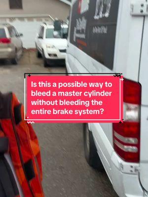 Without bleeding brake lines🤯 how to replace a brake master cylinder on a Mercedes sprinter van by So in this video, I’m going to show you how to replace the master brake master cylinder without bleeding anything without any computers, you will be able to do it all in your driveway. Super simple the Clay Way  So here was the thing for several months I’ve owned the Sprinter Van and the whole time. The thing has had the absolute worst brakes. Well, I bought it that way and the gentleman told me that I figured it was probably no big deal just needed some brake pads or something like that well all of that had been replaced brake pads, brake lines, etc. etc. etc. everything they used really good components even though they technically probably shouldn’t have replaced them at all because none of it was the problem……  Basically, what would happen is I would bleed the brakes every month or so and they would get air inside them so I re-inspected everything that they did and double checked all the brake connections that they made because they replaced all the brake lines …. I could never find anything wrong with it, and I knew it was not the brake master cylinder because there was no fluid discharge behind the brake master cylinder that was visible with the brake master cylinder installed…….. well that’s when I learned that sprinters brake master cylinders go deep inside the brake booster so yes, it was leaking fluid and this was the problem the whole time…. The rear of the brake master cylinder was leaking along with that it had already been replaced at one time with cheap Chinese components…  If you were unfamiliar with the Mercedes Sprinter, then you probably don’t know that technically speaking when they made these vehicle vehicles they intentionally made them to go half 1,000,000 miles without needing major service …. Meaning you shouldn’t even have to replace the brake pads on them before half 1,000,000 miles….. what happens is they get a lot of miles on them they start to loosen up a little bit so stuff starts you know vibrating or maybe making some weird clunking noise that’s not really loud. It’s generally very hard to find a problem that a customer complains about because technically speaking, there’s no problem…..  However, since most of these vehicles go to upscale repair shops like dealerships or European repair shops, their job is to sell you as many parts as they possibly can because they gotta keep money coming in on the books . You do not need a new engine at 200,000 miles with the Mercedes sprinter… however you probably would need some intakes about that time at least getting them cleaned. And deleted so they never lock up again and you don’t go in limp mode. Check out my Sprinter playlist you certainly will not be disappointed by the content on there. Here is the link.   https://youtube.com/playlist?list=PLWSrc_bUH2bU7dpDFhW2jSGcC27hKCNHP&si=I31tYv_8VX8FKk5A  Keywords: * ﻿﻿Mercedes Sprinter brake master cylinder * ﻿﻿DIY brake repair * ﻿﻿Brake master cylinder replacement * ﻿﻿Mercedes Sprinter common problems * ﻿﻿Brake booster leak * ﻿﻿Sprinter van DIY maintenance * ﻿﻿No-bleed brake repair * ﻿﻿The Clay Way #MercedesSprinter  #DI#MercedesSprinter ##DIYRepairn#BrakeFixn#SprinterVank#AutoMaintenance##BrakeMasterCylindera#NoBleedRepairy#TheClayWays#SaveMoneyDIYCV3 #TN1