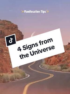 4 signs from the universe that you’re on the right path. If any of these resonate with you, it may be a sign that it’s time to listen to your intuition and keep going! When you’re on the right path, the universe will not only send signs to assure you, but also opportunities to keep growing and moving in the right direction and manifesting better! #lawofattraction #manifesationtips #howtomanifest #attractabundanceandprosperity #universesigns #fyp