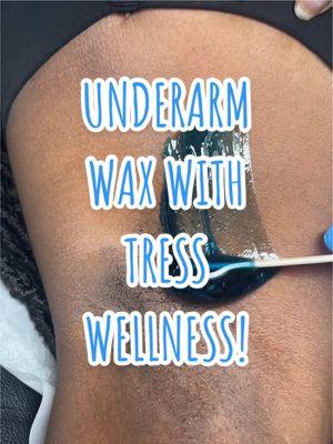 Underarm wax with @Tress Wellness! Never disappoints and now for a limited time on TikTok shop you can snag yours! 🙌🏾🥰 #fyp #esthetician #foryoupage #underarmwax #tresswellness #athomewaxing #homewaxingkit #DIY #waxtok #TikTokShop #wax 