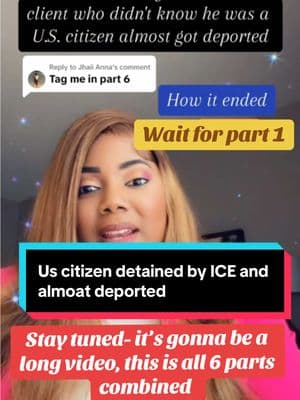 Story time: My US Citizen client was put in immigration jail and almost deported.  #attorneytika #storytime #immigrationstory #immigrationattorney #deportation 