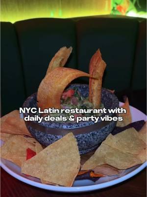 Deals are a daily event at this NYC Latin restaurant 💃🏻 At Café Nuñez, enjoy daily happy hour drink specials from noon - 5 pm, which includes discounted beers, margaritas, sangria and more. They also offer a $20 all you can eat buffet and weekly specials like Taco Tuesday and $1 Wing Wednesday.  #nycfood #nyceats #nycrecs #nychappyhour #nycdeals #happyhournyc #aycebuffet #nycbuffet #latinfood #nyccheapeats #FoodTok #RestaurantReview #nycfoodie 