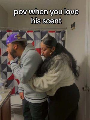 his smell soo good i can’t help it 😩😍😋    help us get to 10 followers 🙏🫶 #smellsgood #marriagehumor #couplestok #addictedtoyou #sniffing #husbandandwifehumor #trend #fypage #coupletiktoks 