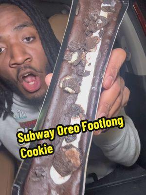 Subway Oreo Footlong Cookie🍪 @Subway #food #Foodie #foodreview #FoodTiktok #FoodTok #fastfood #fyp #subway #footlongcookie #oreo #oreofootlongcookie #cookietok #cookiereview #tastetest #subwaycookies #oreocookies 