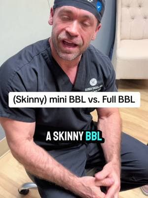 (Skinny) Mini BBL vs. Full BBL 🤔 #bbl #surgeon #surgery #cosmeticsurgery 