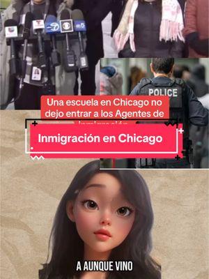 Una escuela no dejo entrar a agentes de inmigración en Chicago #imigrantes #imigracion #chicago #redadas #usa #latinos #triste #escuelas #school #chicagoschools #news #emigration 