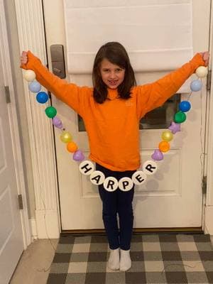 Thank you so much @KC Basics for the swiftie bead garland! We love it so much. #beads #friendshipbracelet #friendshipbracelets #taylorswift #tswift #taytay #swiftie #swifties #teacher #rainbow #brokenheart 