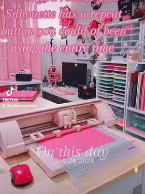 #onthisday #cardstockcrafts #silhouettecameo #makeitwithmichaels #saillyscreations #craftersoftiktok #pinkcraftroom #crafter 