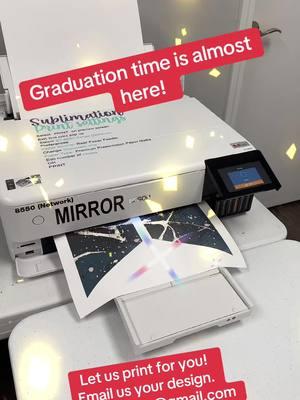 We are excited about this graduation season! We offer so many different printing services for y’all! #sublimationprinting #ecosolventprinter #dtfprinting #banners #canvas #customitems #teamworkmakesthedreamwork #teamwork #massfollowing🔥🔥 #smallbusinessowner 