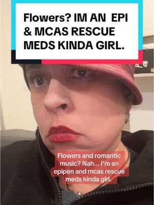 Who needs #flowers & #romanticas when you can have #epinephrine & the rest of your #mastcellactivationsyndrome  #mcas #mastcell #rescueneds? #marriedlife #couples #romance #ansphylaxis #allergicreaction #realtalk #fyp 