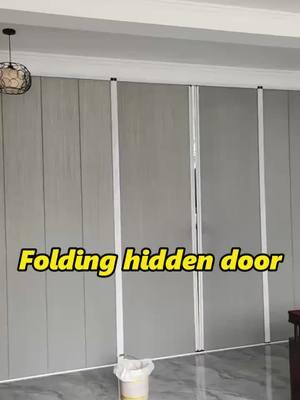 Invisible partition doors that can be installed in 10 minutes without drilling. #slidingdoors #invisibledoors #partitiondoor #foldingdoor #frenchdoors #door #doors #aluminum #factory #tottme #tottmetal