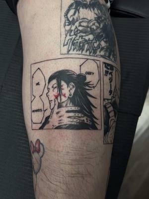 ANIME TATTOO BY EDGAR  #anaheimink #anaheimcalifornia #tattooartistsoftiktok #viralvideo #tattoolovers #inked #oc #orangecounty #fyp #tattoooftheday #tattooideas #tattooideas #anime #animetiktok #animefyp #animetattoo #animetattoos 