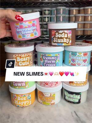 Check out all our newest slimes in our shop!!❤️💌💘✨ #slimesbygrace #slimeshop #slimemaking #bubblepop #bubblepops #slime #asmr #poke  #ConSantanderConecto 