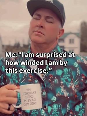 Fitness journey starts… eventually. #DadHumor #GymLife #ExerciseFails #MarriageLaughs #DadJokes