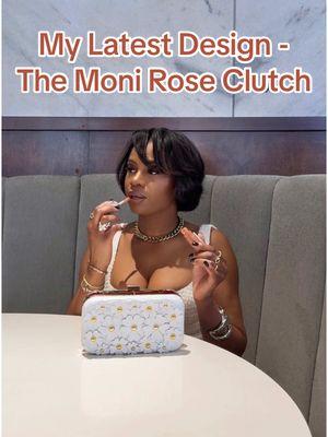 Y’all need to get one of these! The Moni Rose Clutch, designed by me! Head over to @FWSTYLE to get on the waitlist before they all sell out. #designer #blackdesigner #blackluxury #luxury 