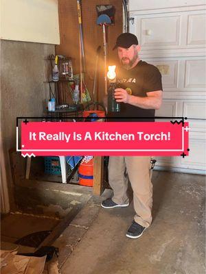 Kitchen Torch that looks like a big pew pew. #blowtorch #propane #propanetorch @ARTFLAMM 