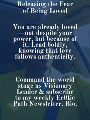 Subscribe to the Er0tic Path Newsletter with the link in my bio. Releases every Monday.  Amor Fati #MissionDriven #VisionaryLeadership #Womanhood #Authenticity  #FullPower #Wealth 