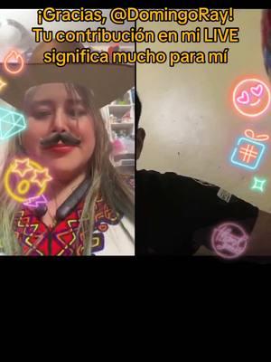 DomingoRay, gracias por tu valioso apoyo en mi LIVE. Seguiré esforzándome para crear contenido LIVE aún mejor.@DomingoRay #livegift #hatandmustache #confetti #sombreroybigote #confeti #graciasporsuapoyo❣️ 