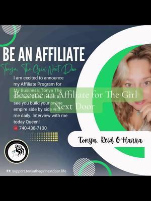 Are you ready to start earning online by simply promoting products you love? If you’ve been looking for a way to make money online without creating your own digital products or services, this is your chance! Now Launching  an exciting Digital/Affiliate Program for two businesses: ✨ Tonya, The Girl Next Door – Professional Growth ✨ Just Breathe Reiki Energy – Personal Growth As an affiliate, you’ll earn 50% commissions on every sale you make. That means if you sell my highest ticket product at $1,200, you’ll earn a $600 commission instantly! Why join? 💸 No need to create products—just share your unique affiliate link. 💸 Support for you to succeed, including tips to help you grow. 💸 Promote services and products that transform lives. There are a few guidelines to be accepted into the program, but if you’re ready to take the first step, I’d love to connect with you! One of them you must have a Stan Store Marketplace, which I may help you create.  How to Get Started: 📞 Contact Tonya at 740-438-7130 to discuss the program and schedule an interview or link in comments.  🔗 She will provide links to my stores so you can review my services and products before we start. Let’s make 2025 your year of financial freedom and impact! #AffiliateMarketing #PassiveIncome #DigitalProducts #WorkFromHome #FinancialFreedom #HighTicketAffiliate #EarnOnline #OnlineBusiness #PersonalGrowth #ProfessionalDevelopment #MakeMoneyOnline #DigitalMarketing #BusinessOpportunity #OnlineIncome #TonyaTheGirlNextDoor #JustBreatheReikiEnergy