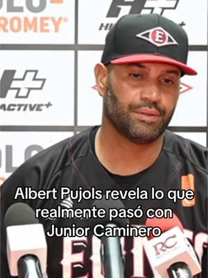 #albertpujols revela lo que realmente pasó con #juniorcaminero  #unchindpelota #ivancruzrd 