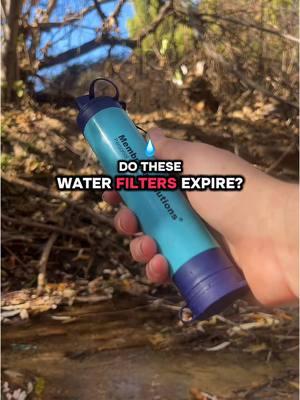 Replying to @c.b03090 Straw water filters do not have an expiration date prior to use. It’s just recommended to replace them after filtering about 5,000 liters of water. @Membrane Solutions  #waterfilter #membranesolutions #Outdoors #survival #prepper #camp #hike 